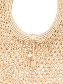Jacquemus Le Rond Rafia Rafia handtas