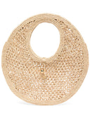 Jacquemus Le Rond Rafia Rafia handtas