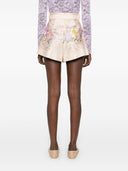 Pantaloncini di seta Zimmermann e miscela di cotone