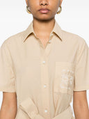 Loewe Paula's Ibiza Cotton Blend Chemisier Dress