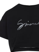 Givenchy Logo Cotton Cropped T Shirt