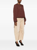 Loewe Paula's Ibiza Cotton And Silk Blend Blouse
