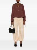 Loewe Paula's Ibiza Cotton And Silk Blend Blouse