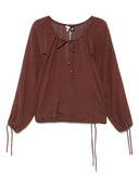 Loewe Paula's Ibiza Cotton And Silk Blend Blouse