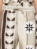 Loewe Paula's Ibiza P Rinted Silk Pajama Trousers