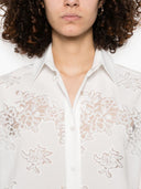 Ermanno Firenze Embroidered Lace Shirt