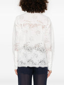 Ermanno Firenze Embroidered Lace Shirt