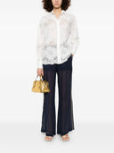 Ermanno Firenze Embroidered Lace Shirt