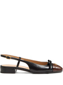 Valentino Garavani Vale Du Roi in pelle Slingback Ballets