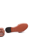 Fendi stokbeen lederen sandalen