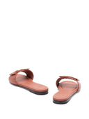 Fendi stokbeen lederen sandalen