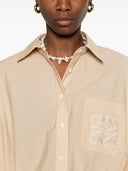 Loewe Paula's Ibiza Anagram Cotton Blend Shirt