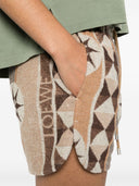 Loewe Paula's Ibiza Cotton Blend Jacquard Shorts