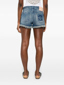 Loewe Paula's Ibiza Anagram Denim Shorts