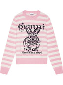 Jumper equipaggiamento di lana di coniglietto Ganni