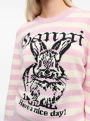 Jumper equipaggiamento di lana di coniglietto Ganni