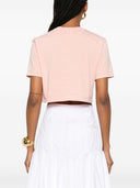 Fendi -logo katoenen t -shirt