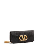 Valentino Garavani Locò Moiré Fabric Clutch