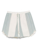 Pantaloncini di miscela di lino forti forti