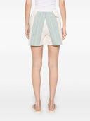 Pantaloncini di miscela di lino forti forti