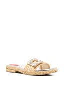 Roger Vivier Straw Sandals