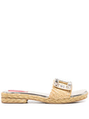 Roger Vivier Straw Sandals