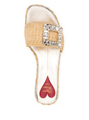 Roger Vivier Straw Sandals