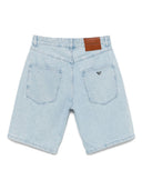 Emporio armani denim algodón bermudas pantalones