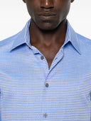 Emporio Armani Allover Logo Cotton Shirt