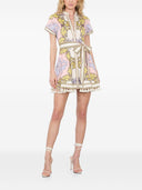 Alice + Olivia Lucy Cotton Mini Dress