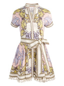 Alice + Olivia Lucy Cotton Mini Dress