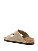 Sandalias de cuero engrasadas de Birkenstock Arizona