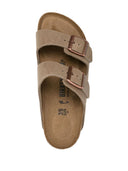 Sandalias de cuero engrasadas de Birkenstock Arizona