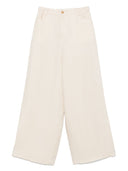 Pantalones de pierna ancha de lino Alysi