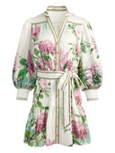 Alice + Olivia Cora Cotton Mini Dress