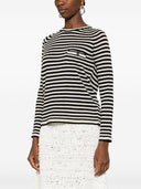 S Max Mara Linen Striped Genser