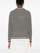 S Max Mara Linen Striped Genser