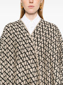 Valentino Fringed Double Poncho