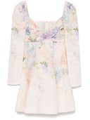 Mini abito stampato in lino Zimmermann