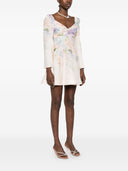 Mini abito stampato in lino Zimmermann