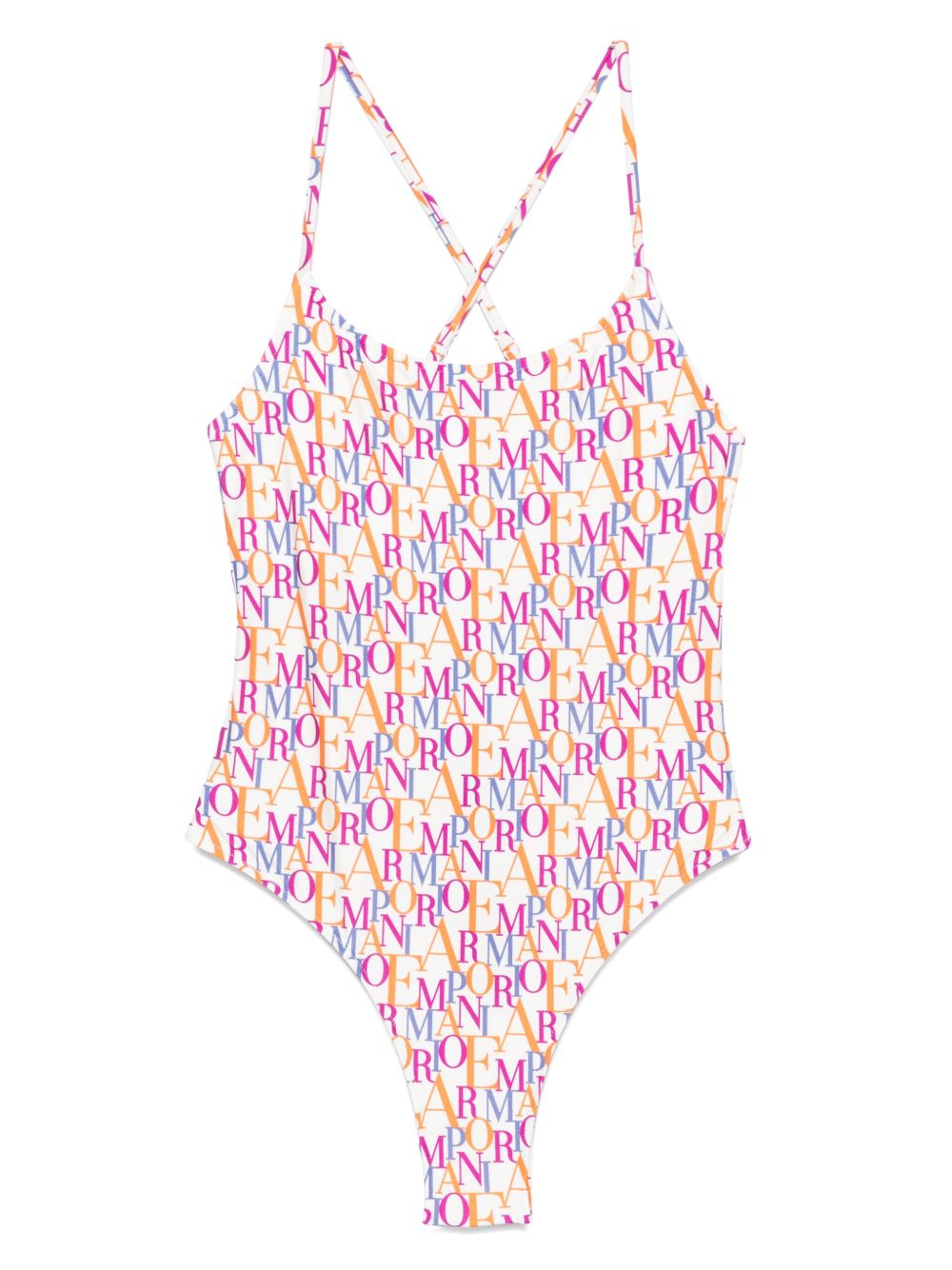 Emporio Armani Allover Logo Swimsuit
