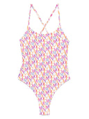 Emporio Armani Allover Logo Swimsuit