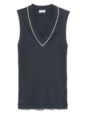Brunello Cucinelli Cotton V Necked Top