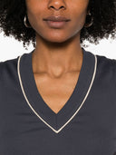 Brunello Cucinelli Cotton V Necked Top