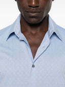 Emporio Armani Allover Logo Cotton Shirt