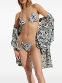 Missoni Beachwear Pre Zig Zag Print Short Cover Up