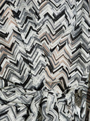 Missoni Beachwear Pre Zig Zag Print Short Cover Up