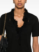 Ermanno Scervino Lace Detail Cotton T Shirt