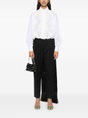 Ermanno Scervino Lace Detail Cotton Shirt