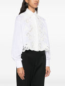 Ermanno Scervino Lace Detail Cotton Shirt